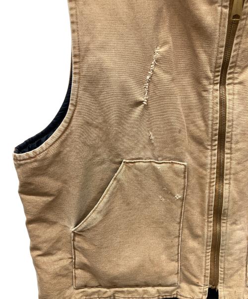 CarHartt（カーハート）CarHartt (カーハート) ダックベスト ブラウン サイズ:2XLの古着・服飾アイテム