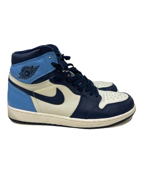NIKE（ナイキ）NIKE (ナイキ) ハイカットスニーカー ブルー×ホワイト サイズ:27.5の古着・服飾アイテム