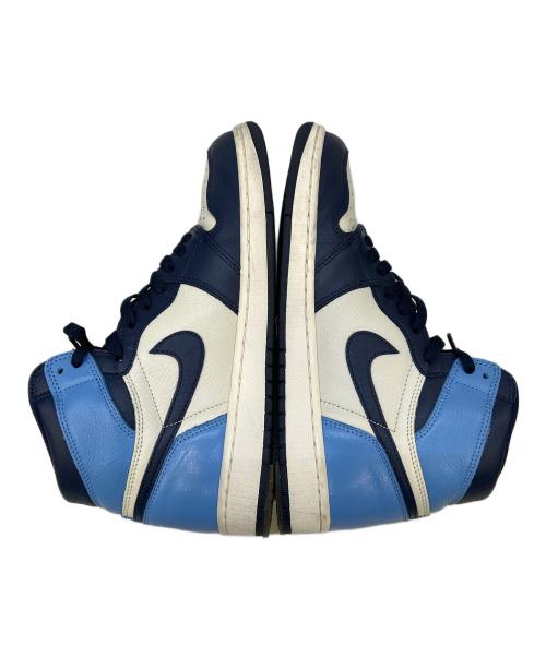 NIKE（ナイキ）NIKE (ナイキ) ハイカットスニーカー ブルー×ホワイト サイズ:27.5の古着・服飾アイテム