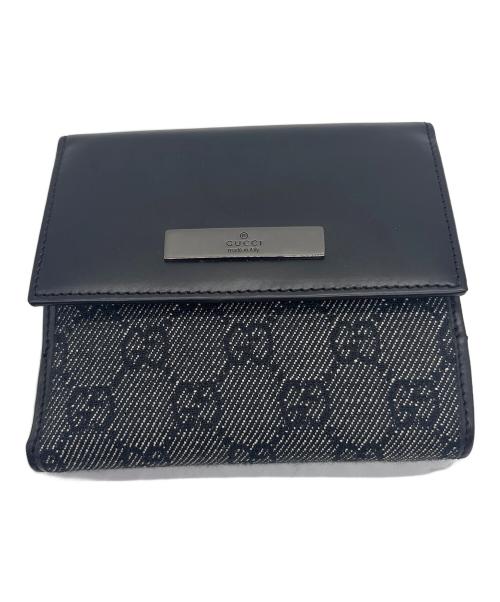 GUCCI（グッチ）GUCCI (グッチ) 2つ折り財布 ブラックの古着・服飾アイテム