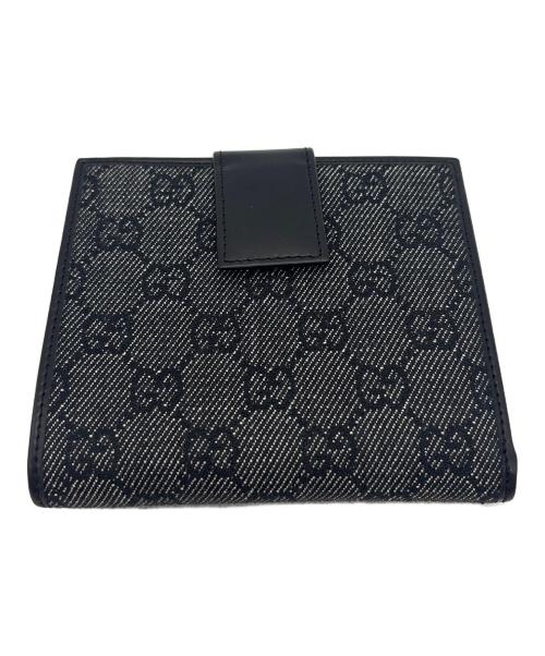GUCCI（グッチ）GUCCI (グッチ) 2つ折り財布 ブラックの古着・服飾アイテム