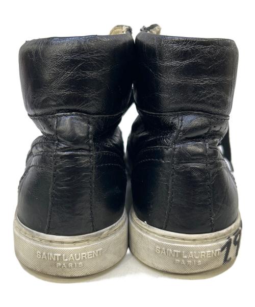 Saint Laurent Paris（サンローランパリ）Saint Laurent Paris (サンローランパリ) ハイカットスニーカー ブラック サイズ:42の古着・服飾アイテム