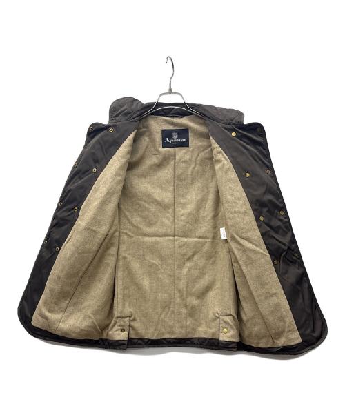 Aquascutum（アクアスキュータム）Aquascutum (アクアスキュータム) キルティングジャケット ブラウン サイズ:8の古着・服飾アイテム