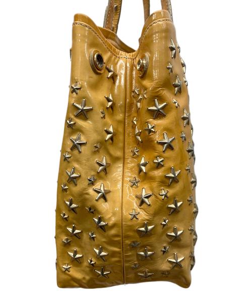 JIMMY CHOO（ジミーチュウ）JIMMY CHOO (ジミーチュウ) トートバッグ イエローの古着・服飾アイテム