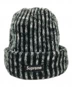 SUPREMEシュプリーム）の古着「ニット帽」｜ブラック×ホワイト