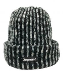 SUPREME（シュプリーム）の古着「ニット帽」｜ブラック×ホワイト