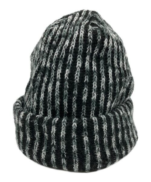 SUPREME（シュプリーム）Supreme (シュプリーム) ニット帽 ブラック×ホワイト サイズ:表記なしの古着・服飾アイテム