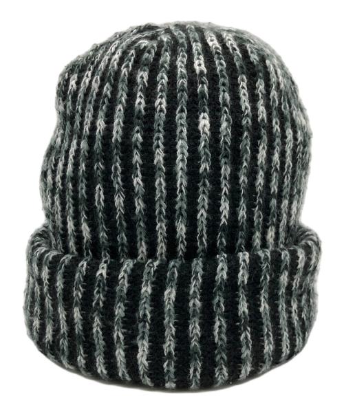 SUPREME（シュプリーム）Supreme (シュプリーム) ニット帽 ブラック×ホワイト サイズ:表記なしの古着・服飾アイテム