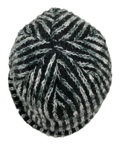 SUPREME（シュプリーム）Supreme (シュプリーム) ニット帽 ブラック×ホワイト サイズ:表記なしの古着・服飾アイテム