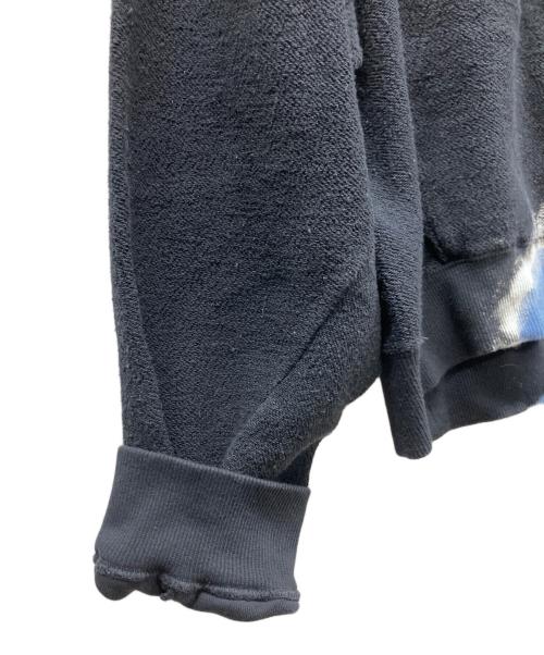 NOMARHYTHM（ノーマリズム）NOMARHYTHM (ノーマリズム) ニットパーカー スカイブルー×ブラック サイズ:Ｍの古着・服飾アイテム