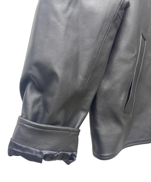 COACH（コーチ）COACH (コーチ) レザージャケット ブラック サイズ:Ｍの古着・服飾アイテム