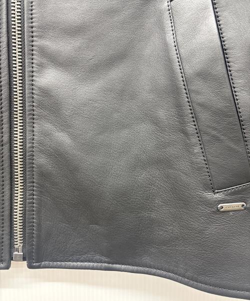 COACH（コーチ）COACH (コーチ) レザージャケット ブラック サイズ:Ｍの古着・服飾アイテム