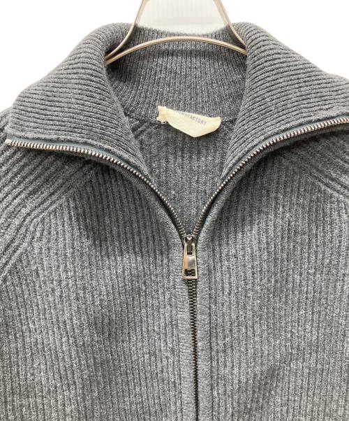 ATOMOFACTORY（アトモファクトリー）ATOMOFACTORY (アトモファクトリー) ダメージジップアップカーディガン グレー サイズ:M　　　　　　　　の古着・服飾アイテム