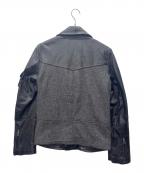 Harris Tweedハリスツイード）の古着「ライダースジャケット」｜ブラック