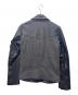 Harris Tweed（ハリスツイード）の古着「ライダースジャケット」｜ブラック