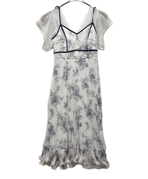 Snidel（スナイデル）Snidel (スナイデル) 半袖ワンピース ホワイト サイズ:1の古着・服飾アイテム