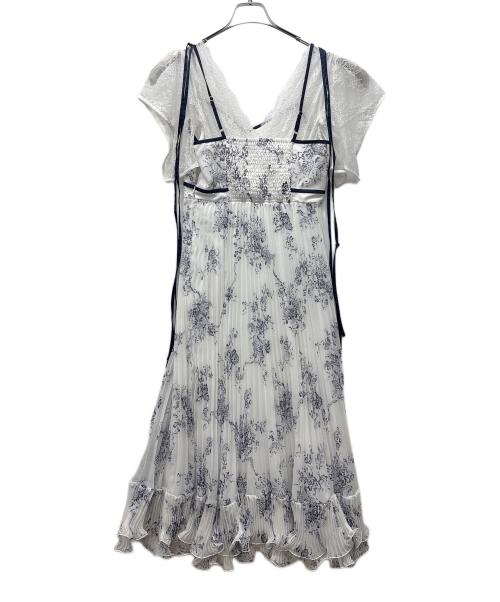 Snidel（スナイデル）Snidel (スナイデル) 半袖ワンピース ホワイト サイズ:1の古着・服飾アイテム