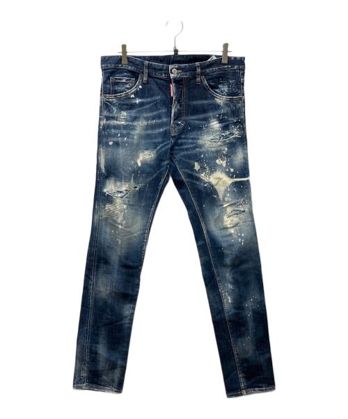 DSQUARED2（ディースクエアード）DSQUARED2 (ディースクエアード) ダメージ加工デニムパンツ サイズ:48の古着・服飾アイテム