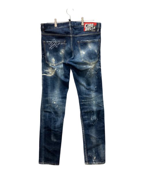 DSQUARED2（ディースクエアード）DSQUARED2 (ディースクエアード) ダメージ加工デニムパンツ サイズ:48の古着・服飾アイテム