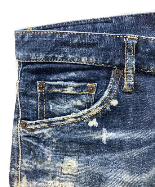 DSQUARED2（ディースクエアード）DSQUARED2 (ディースクエアード) ダメージ加工デニムパンツ サイズ:48の古着・服飾アイテム