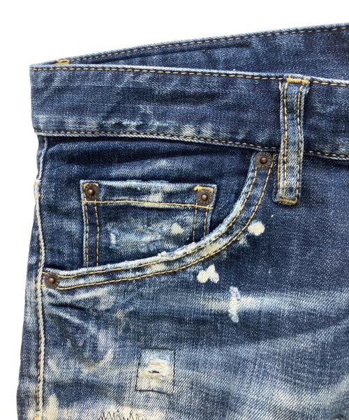 DSQUARED2（ディースクエアード）DSQUARED2 (ディースクエアード) ダメージ加工デニムパンツ サイズ:48の古着・服飾アイテム