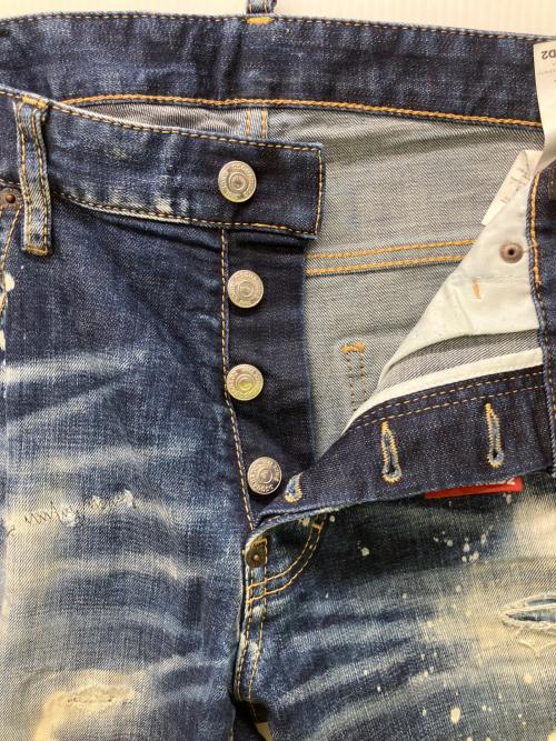 DSQUARED2（ディースクエアード）DSQUARED2 (ディースクエアード) ダメージ加工デニムパンツ サイズ:48の古着・服飾アイテム