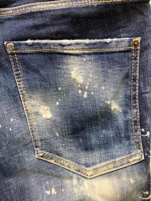 DSQUARED2（ディースクエアード）DSQUARED2 (ディースクエアード) ダメージ加工デニムパンツ サイズ:48の古着・服飾アイテム