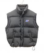 DIESELディーゼル）の古着「中綿ベスト」｜ブラック