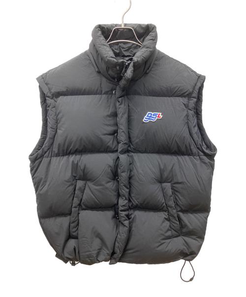 DIESEL（ディーゼル）DIESEL (ディーゼル) 中綿ベスト ブラック サイズ:Ｌの古着・服飾アイテム