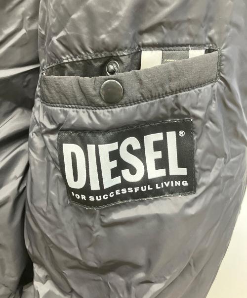 DIESEL（ディーゼル）DIESEL (ディーゼル) 中綿ベスト ブラック サイズ:Ｌの古着・服飾アイテム