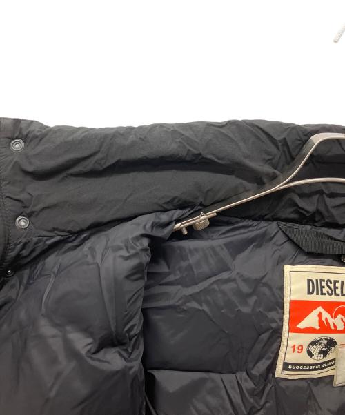 DIESEL（ディーゼル）DIESEL (ディーゼル) 中綿ベスト ブラック サイズ:Ｌの古着・服飾アイテム