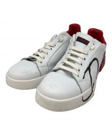 DOLCE & GABBANA（ドルチェ＆ガッバーナ）の古着「スニーカー」｜レッド×ホワイト