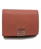 LOEWEロエベ）の古着「3つ折り財布」｜ピンク