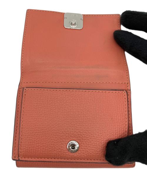 LOEWE（ロエベ）LOEWE (ロエベ) 3つ折り財布 ピンクの古着・服飾アイテム