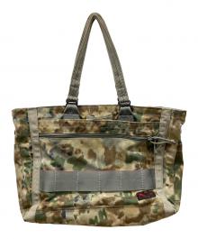 BRIEFING（ブリーフィング）の古着「トートバッグ」｜ベージュ×グリーン