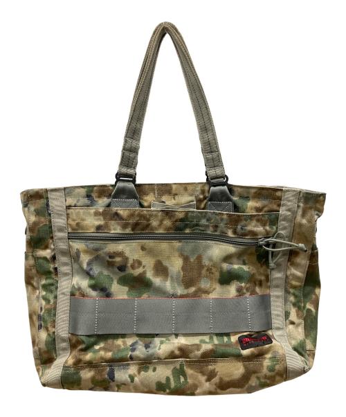 BRIEFING（ブリーフィング）BRIEFING (ブリーフィング) トートバッグ ベージュ×グリーンの古着・服飾アイテム