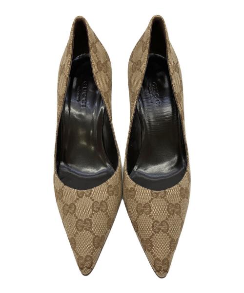 GUCCI（グッチ）GUCCI (グッチ) ヒールパンプス ベージュ サイズ:35Cの古着・服飾アイテム