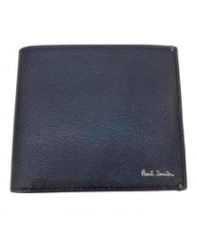 PAUL SMITH（ポールスミス）の古着「2つ折り財布」｜ブラック