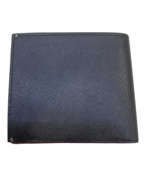 PAUL SMITH（ポールスミス）Paul Smith (ポールスミス) 2つ折り財布 ブラックの古着・服飾アイテム