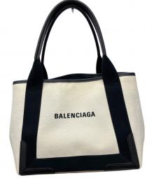 BALENCIAGA（バレンシアガ）の古着「トートバッグ」｜ベージュ×ブラック