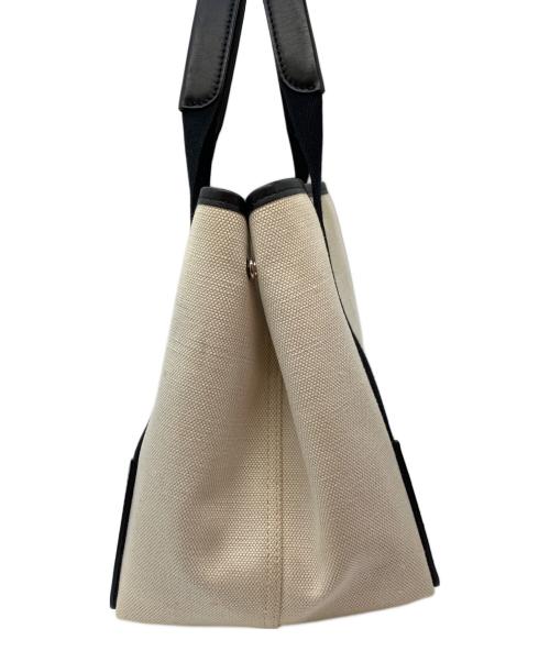 BALENCIAGA（バレンシアガ）BALENCIAGA (バレンシアガ) トートバッグ ベージュ×ブラックの古着・服飾アイテム