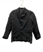 BLACK COMME des GARCONSブラックコムデギャルソン）の古着「テーラードジャケット」｜ブラック