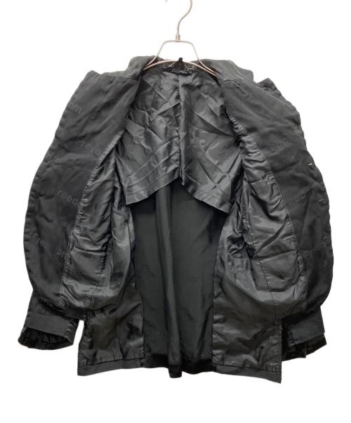 BLACK COMME des GARCONS（ブラックコムデギャルソン）BLACK COMME des GARCONS (ブラックコムデギャルソン) テーラードジャケット ブラック サイズ:XSの古着・服飾アイテム