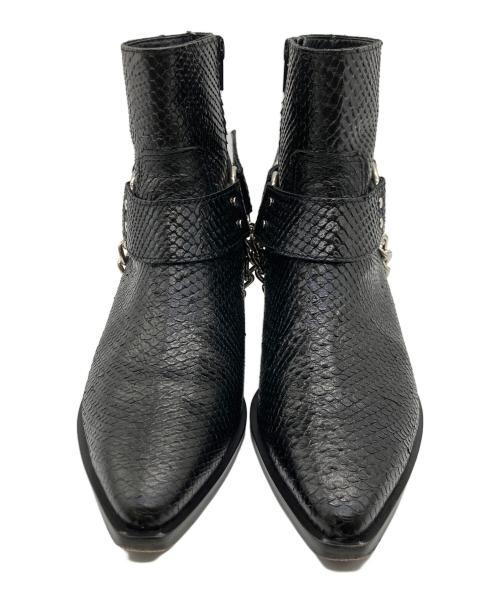 JUNYA WATANABE COMME des GARCONS（(ジュンヤワタナベ コムデギャルソン）JUNYA WATANABE COMME des GARCONS ((ジュンヤワタナベ コムデギャルソン) サイドジップブーツ ブラック サイズ:6の古着・服飾アイテム