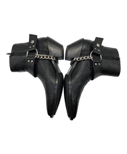 JUNYA WATANABE COMME des GARCONS（(ジュンヤワタナベ コムデギャルソン）JUNYA WATANABE COMME des GARCONS ((ジュンヤワタナベ コムデギャルソン) サイドジップブーツ ブラック サイズ:6の古着・服飾アイテム
