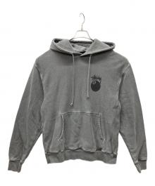 stussy（ステューシー）の古着「プルオーバーパーカー」｜グレー×ブラック