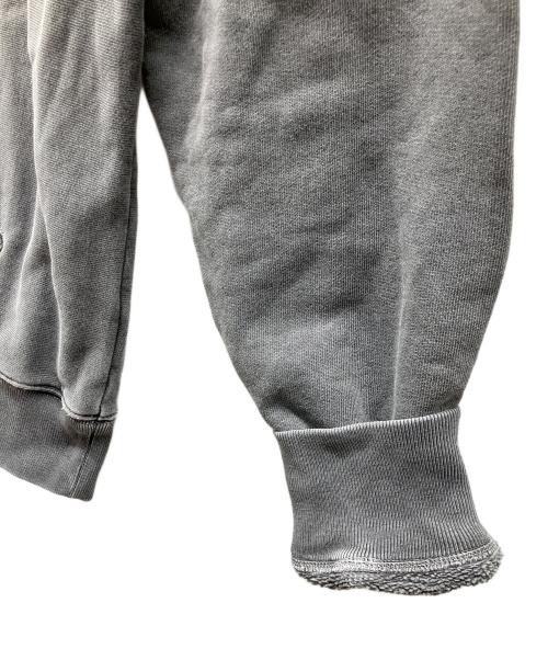 stussy（ステューシー）stussy (ステューシー) プルオーバーパーカー グレー×ブラック サイズ:Ｌの古着・服飾アイテム