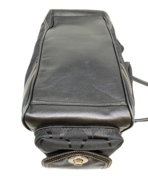 COACH（コーチ）COACH (コーチ) シグネチャーハンドバッグ ブラックの古着・服飾アイテム