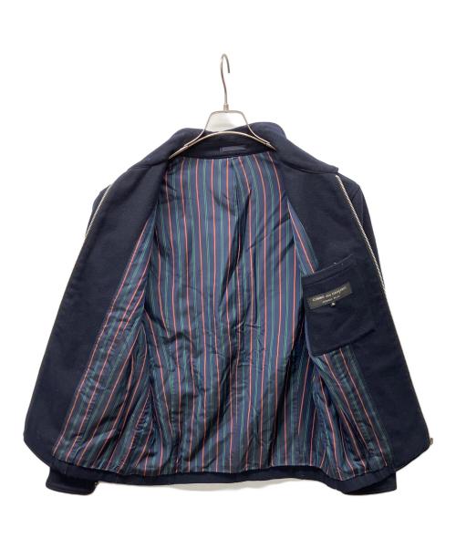 COMME des GARCONS HOMME PLUS（コムデギャルソンオムプリュス）COMME des GARCONS HOMME PLUS (コムデギャルソンオムプリュス) ウールジャケット ネイビー サイズ:M　　　　　　　　の古着・服飾アイテム