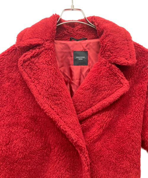 WEEKEND Max Mara（ウィークエンド マックスマーラ）WEEKEND Max Mara (ウィークエンド マックスマーラ) ファージャケット レッド サイズ:38の古着・服飾アイテム